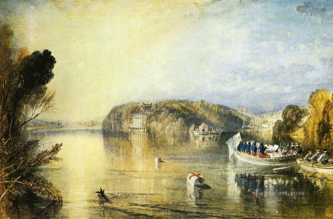 Turner romántico de Virginia Water Pintura al óleo